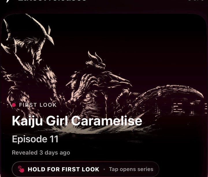 Compression drawing: the kaiju in dark ink