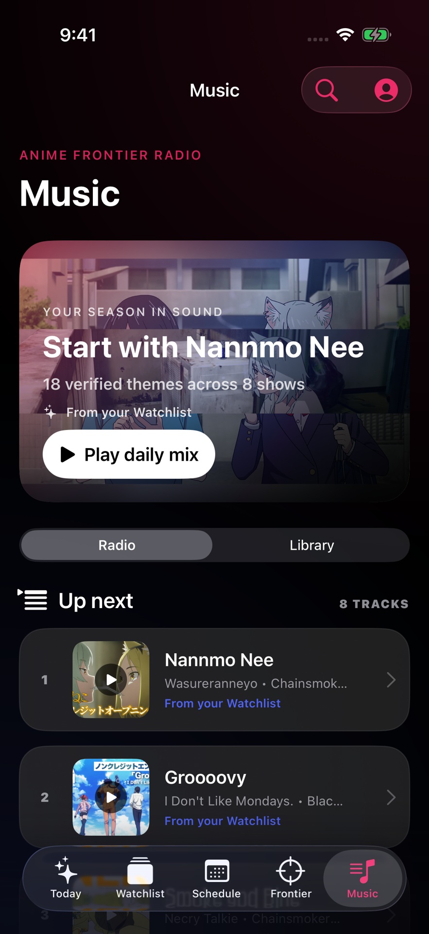 Music: your season in sound, as a radio and a library